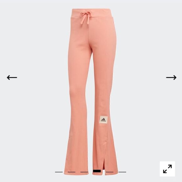 Lounge Ribbed Flared Pants - Picture 3 of 10